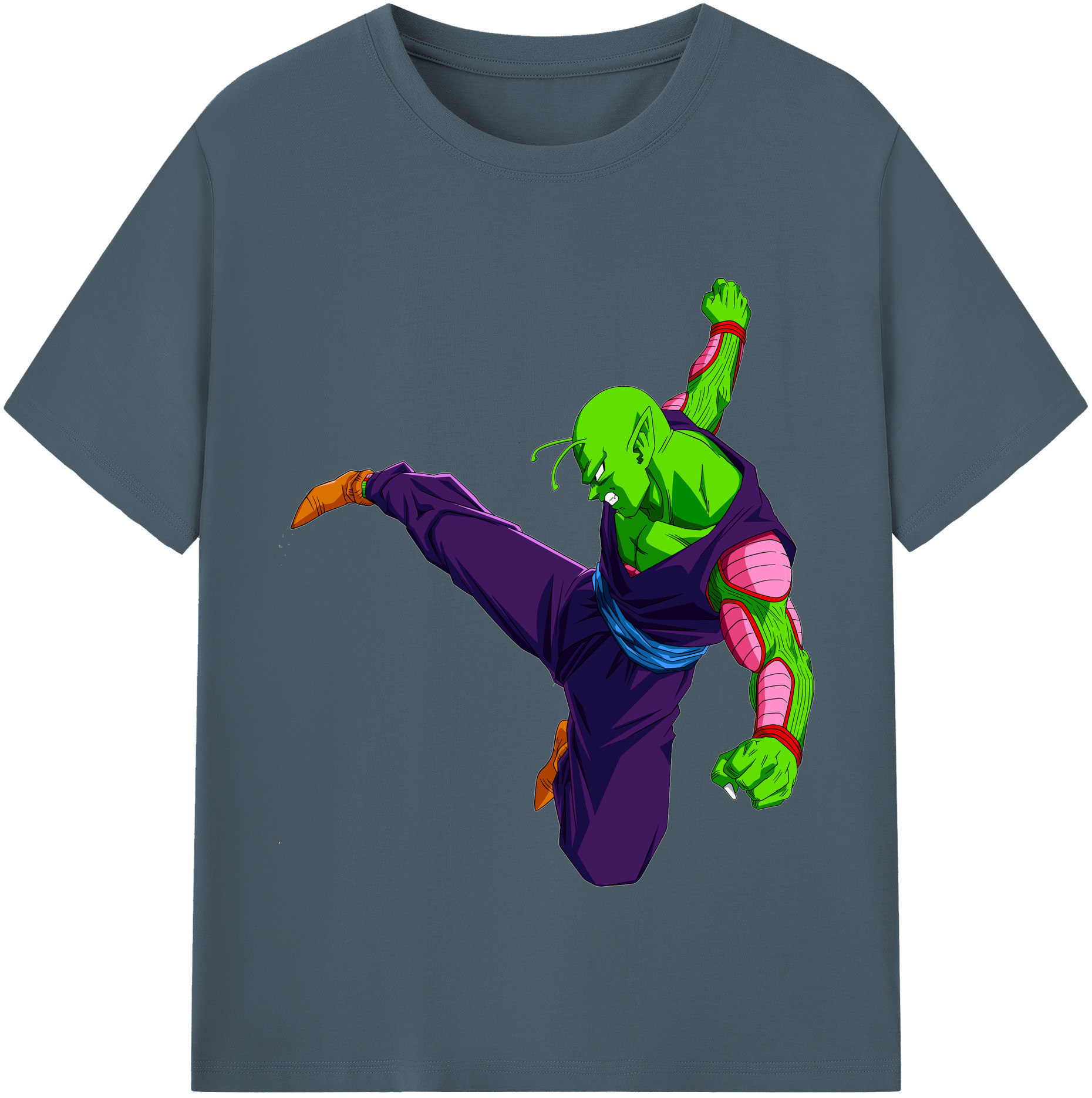 （画像用） ドラゴンボール ピッコロ DRAGON BALL Piccolo 綿100％半袖Tシャツ（フロントプリント）
